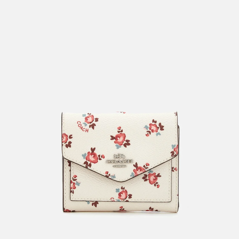 Coach Women's Small Wallet - Chalk Floral Bloom Image 1