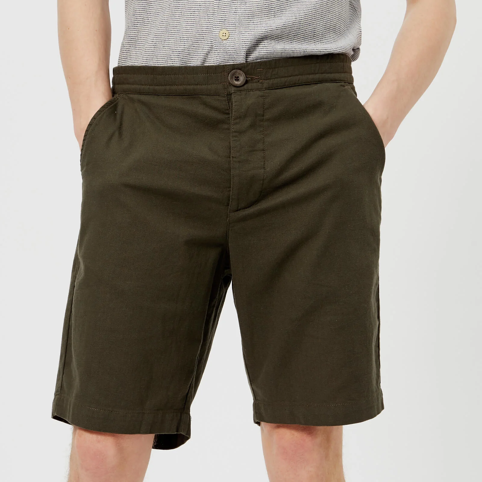 Oliver Spencer Men's Drawstring Shorts - Kildale Green Image 1