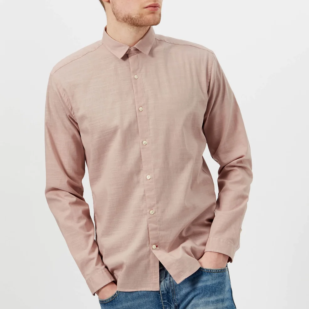 Oliver Spencer Men's Clerkenwell Tab Shirt - Elcot Pink Image 1