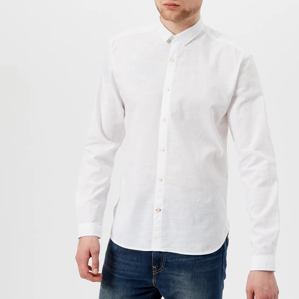 Oliver Spencer Men's Clerkenwell Tab Shirt - Elcot White Image 1