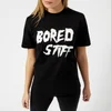 McQ Alexander McQueen Women's Band Bored Stiff T-Shirt - Darkest Black - Image 1