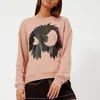 McQ Alexander McQueen Women's Slouch Chester Monster Sweatshirt - Blush - Image 1