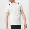 Neil Barrett Men's Tape Shoulder T-Shirt - White/Black - Image 1