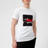 Neil Barrett Men's Liquid Ink Box Logo T-Shirt - White - Image 1