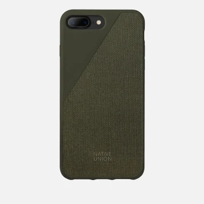 Native Union Clic Canvas - iPhone 7 Plus/8 Plus Case - Olive