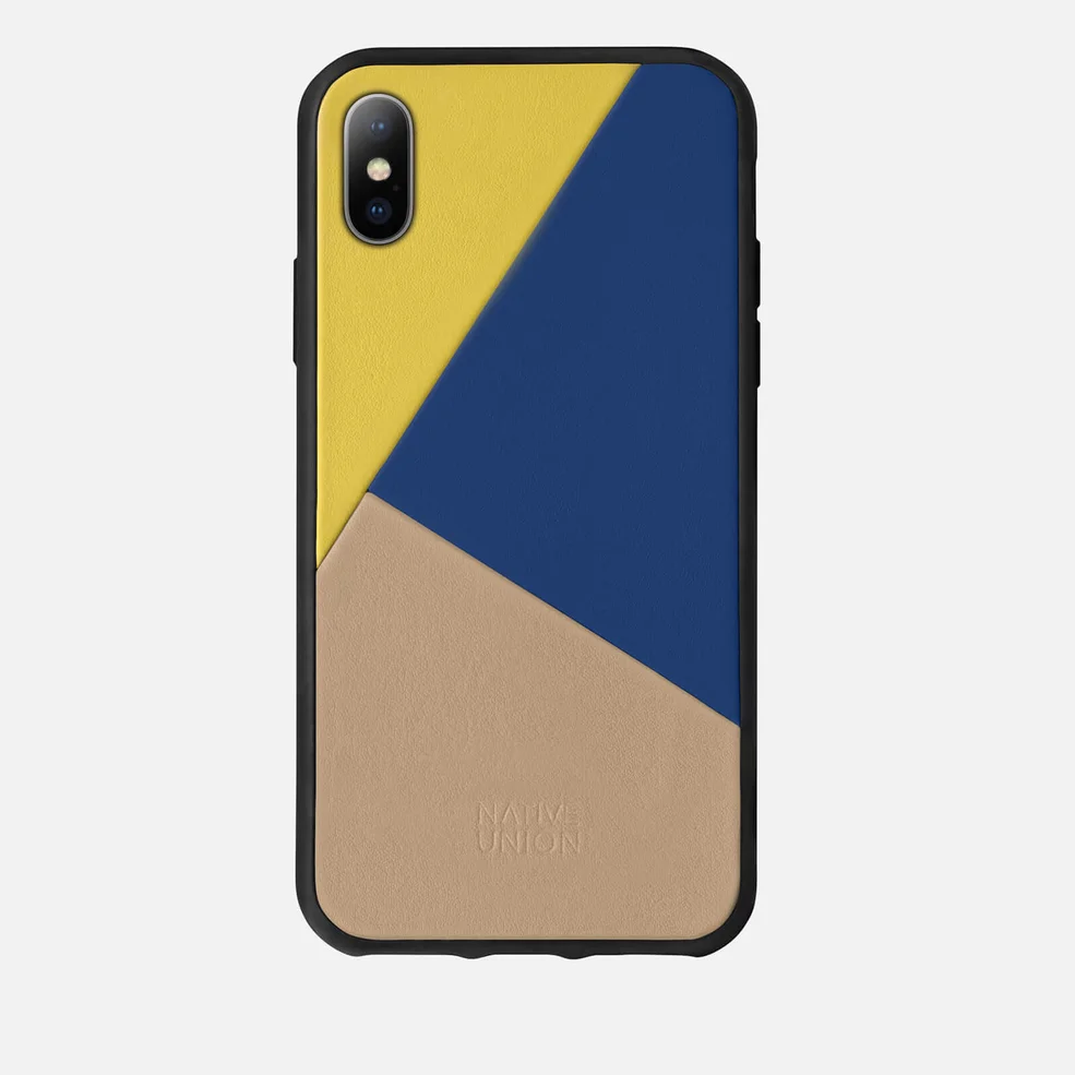 Native Union Clic Marquetry - iPhone X Case - Canary Image 1