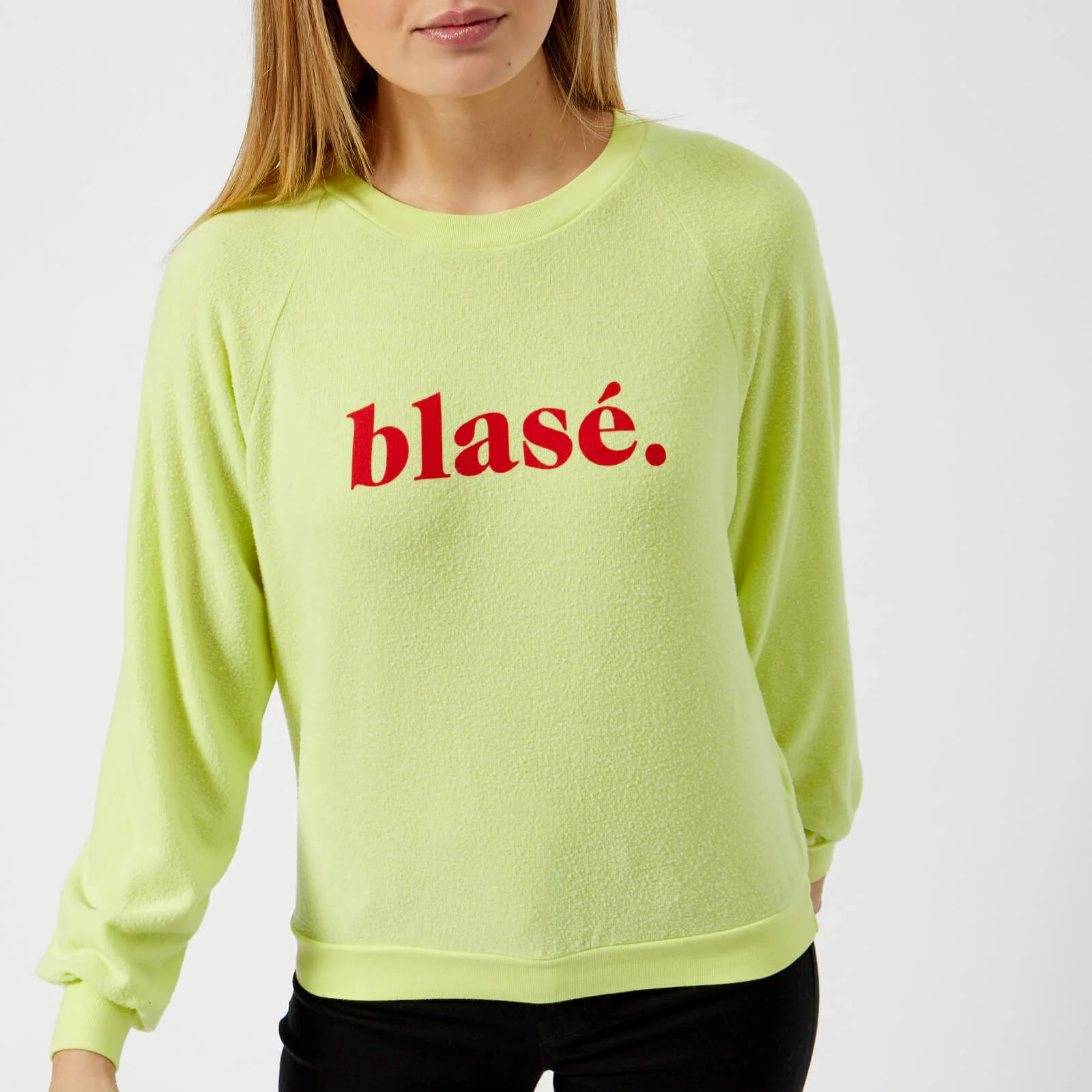 Wildfox Women's Blasé Sweatshirt - Yellow Glow Image 1