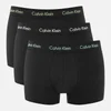 Calvin Klein Men's 3 Pack Trunk Boxer Shorts - Black/White Black Lafayete Black - Image 1