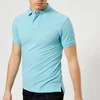 Polo Ralph Lauren Men's Slim Fit Basic Mesh Polo Shirt - Watch Hill Blue Heather - Image 1