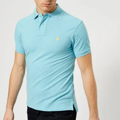Polo Ralph Lauren Men's Slim Fit Basic Mesh Polo Shirt - Watch Hill Blue Heather