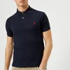 Polo Ralph Lauren Men's Slim Fit Short Sleeve Polo Shirt - Worth Navy Heather - Image 1