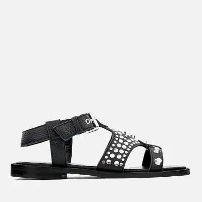 McQ Alexander McQueen Women's Moon Flat Sandals - Black