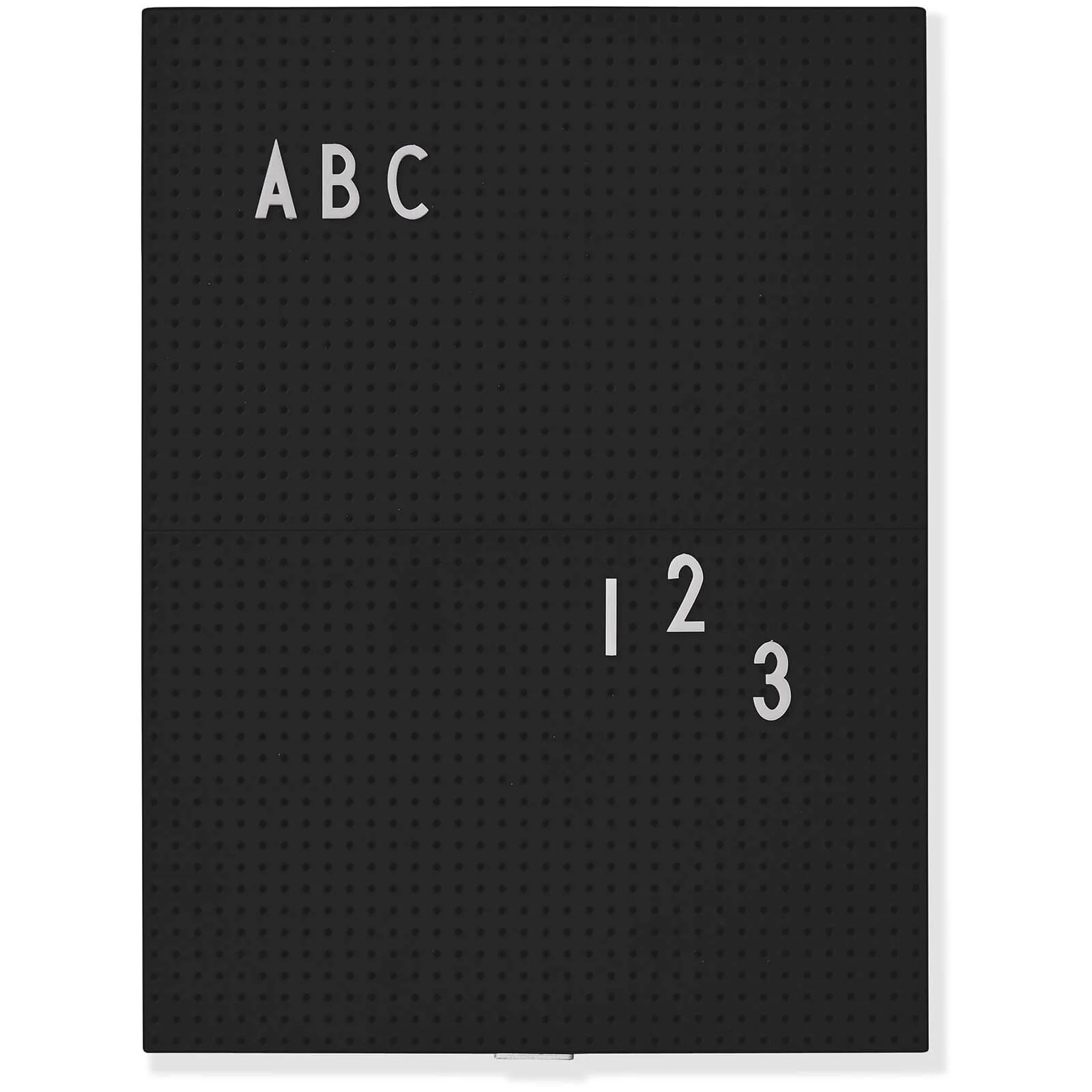 Design Letters A4 Message Board - Black Image 1