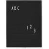 Design Letters A4 Message Board - Black - Image 1