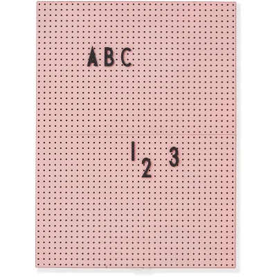 Design Letters A4 Message Board - Pink