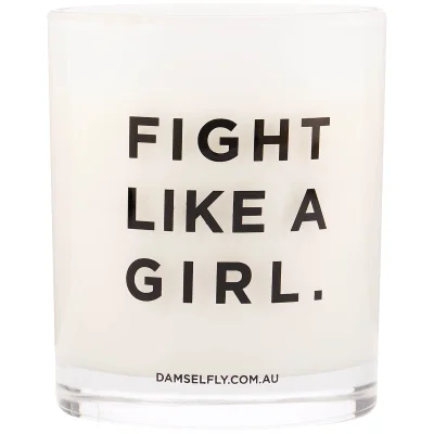 Damselfly Fight Like a Girl Candle 300g
