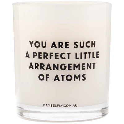 Damselfly Arrangement of Atoms Candle 450g