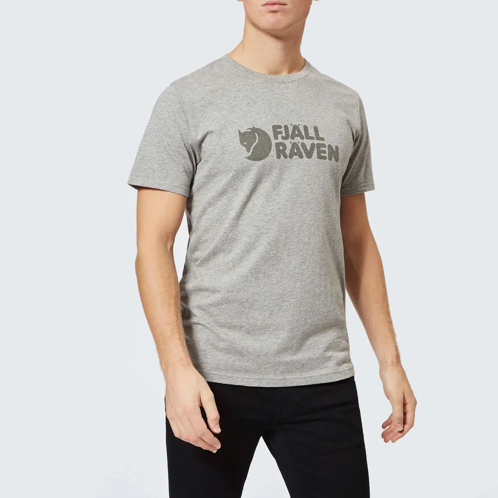 Fjallraven Men's Logo Short Sleeve T-Shirt - Grey Image 1