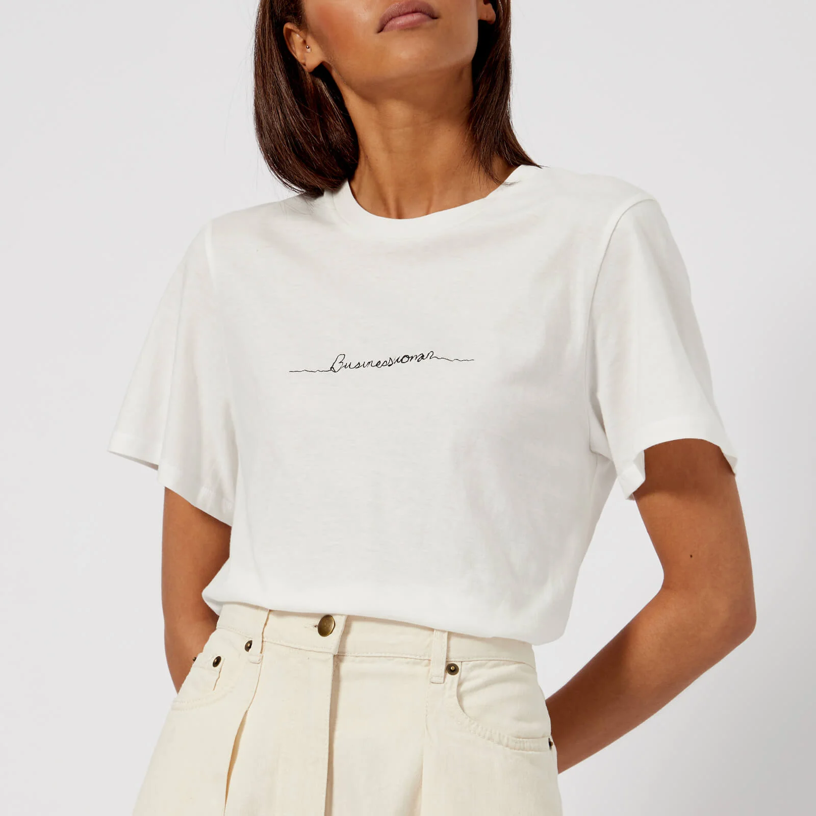 Rejina Pyo Women's Erin Business Woman T-Shirt - White Image 1
