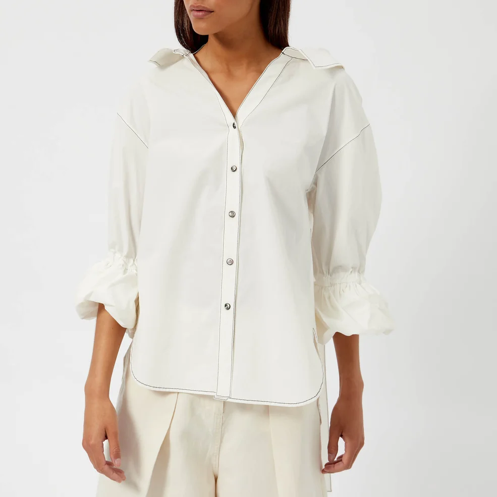 Rejina Pyo Women's Amber Shirt - Cotton White Image 1
