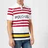 Polo Ralph Lauren Men's Regatta US Polo Stripe Short Sleeve Polo Shirt - White Multi - Image 1
