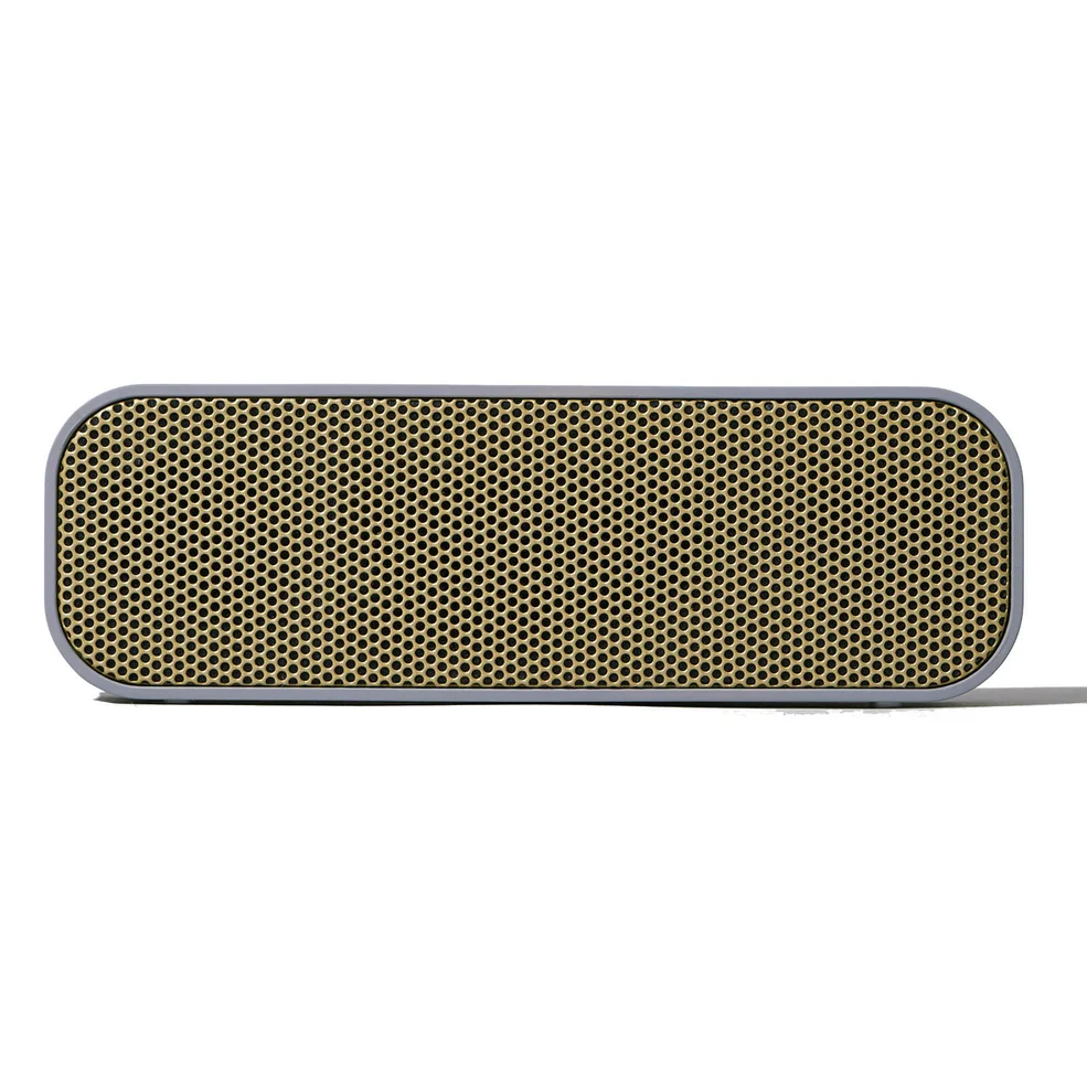 Kreafunk aGROOVE Bluetooth Speaker - Cool Grey/Gold Image 1