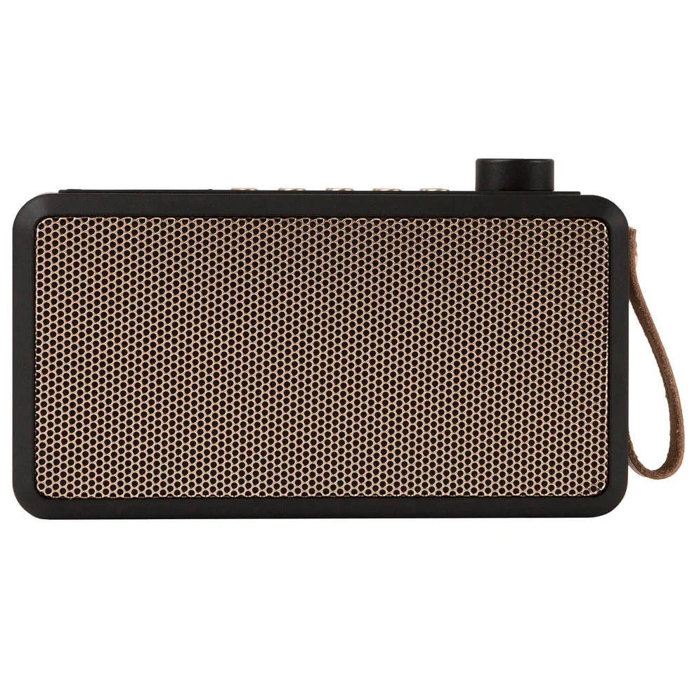 Kreafunk tRADIO DAB+/FM Radio and Bluetooth Speaker - Black Image 1