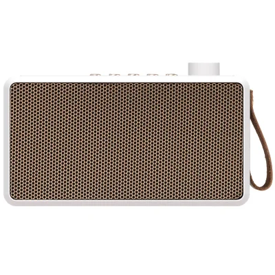 Kreafunk tRADIO DAB+/FM Radio and Bluetooth Speaker - White