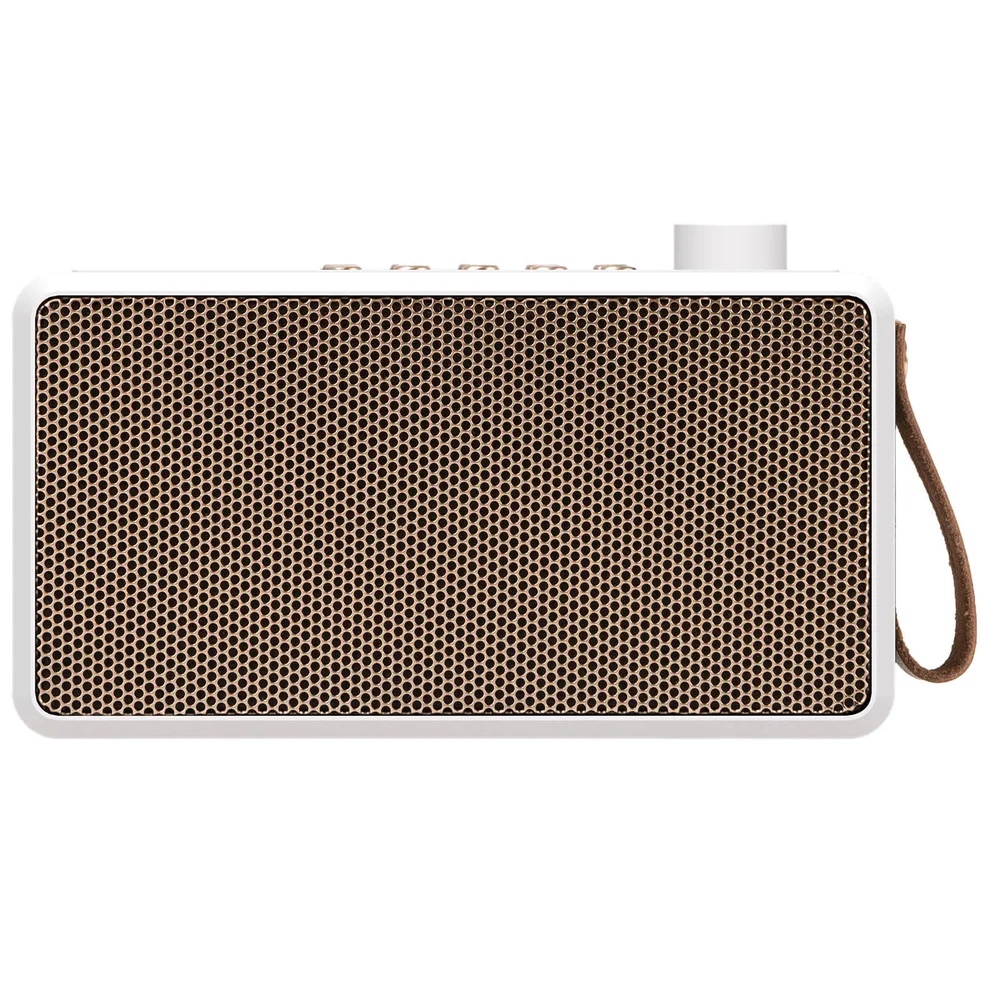Kreafunk tRADIO DAB+/FM Radio and Bluetooth Speaker - White Image 1