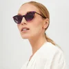 McQ Alexander McQueen Women's Cat-Eye Sunglasses - Havana/Violet - Image 1