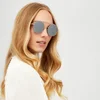 McQ Alexander McQueen Women's Aviator Sunglasses - Ruthenium/Silver - Image 1