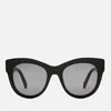 Stella McCartney Women's Falabella Cat Eye Sunglasses - Black/Gold/Grey - Image 1