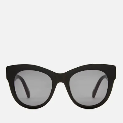 Stella McCartney Women's Falabella Cat Eye Sunglasses - Black/Gold/Grey