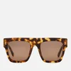 Stella McCartney Women's Square Frame Sunglasses - Avana/Brown - Image 1