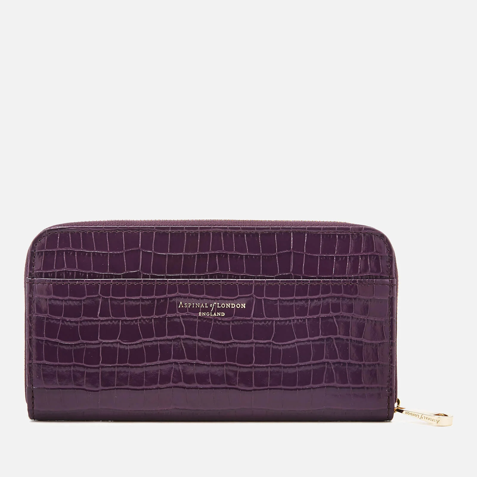 Aspinal of London Women's Continental Clutch Wallet - Amethyst Image 1