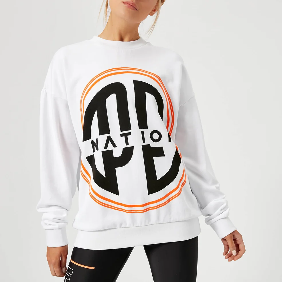 P.E Nation Women's Turbo Sweatshirt - White Image 1
