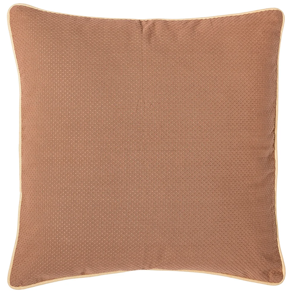 Bloomingville Cotton Cushion - Brown Image 1
