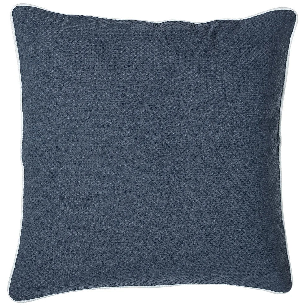 Bloomingville Cotton Cushion - Blue Image 1