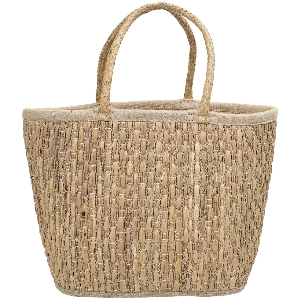 Bloomingville Seagrass Basket With Handles - Nature Image 1