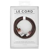 Le Cord Braided Marble Effect Charging Cable - Aquarelle Brown - 1.2m - Image 1