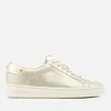 MICHAEL MICHAEL KORS Women's Irving Brushed Metallic Lace Up Trainers - Champagne - Image 1
