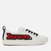 Marc Jacobs Women's Love Embellished Empire Trainers - White/Multi - Image 1