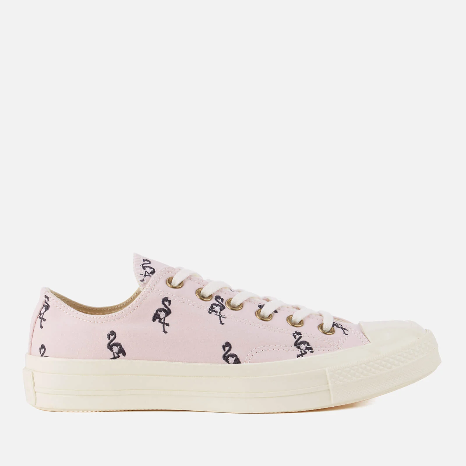 Converse Chuck Taylor All Star '70 Ox Trainers - Barely Rose/Almost Black/Egret Image 1