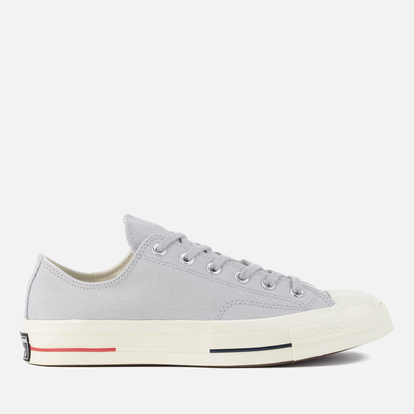 Converse Men's Chuck Taylor All Star '70 Ox Trainers - Wolf Grey/Navy/Gym Red Image 1