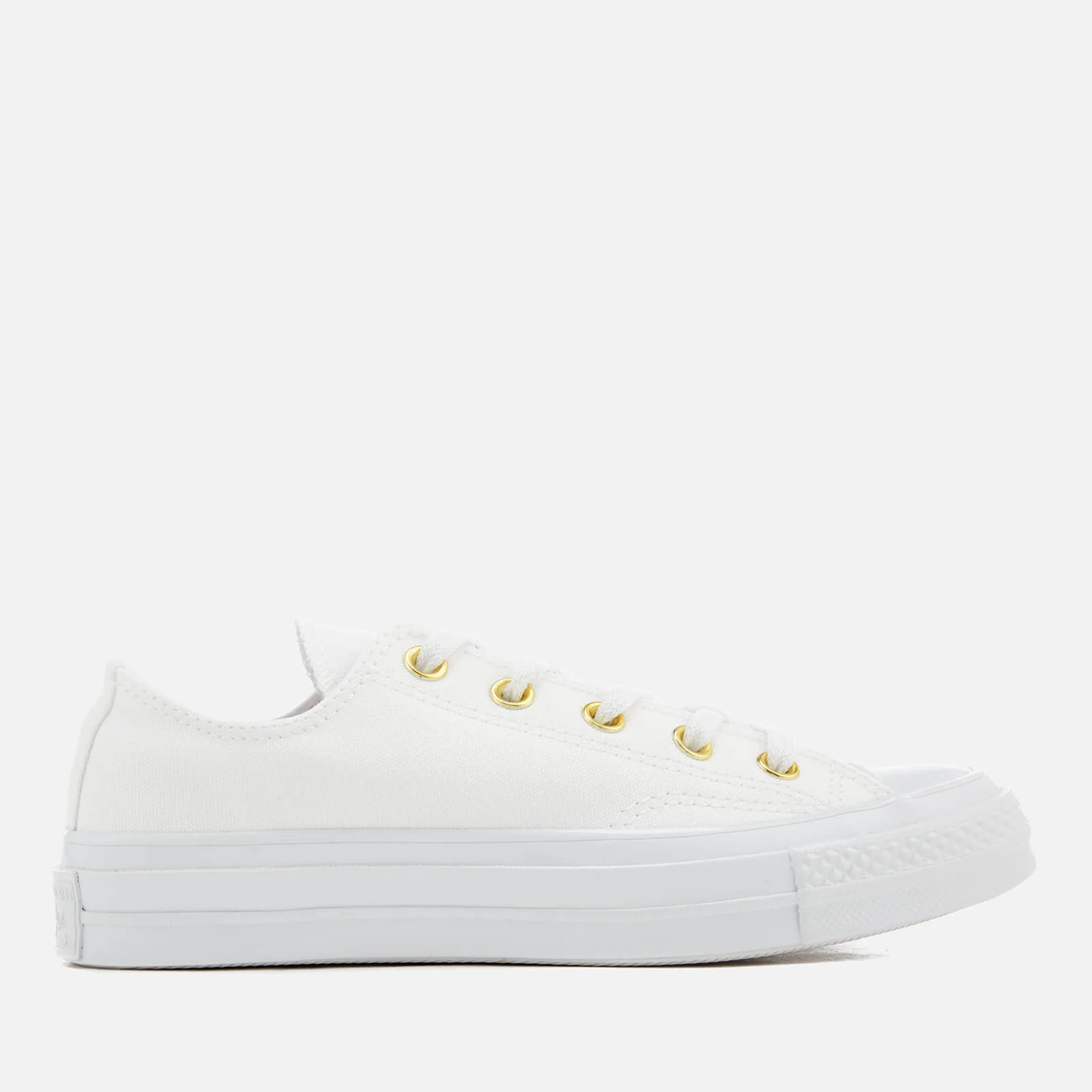 Converse Women's Chuck Taylor All Star '70 Ox Trainers - White/White/Cherry Blossom Image 1