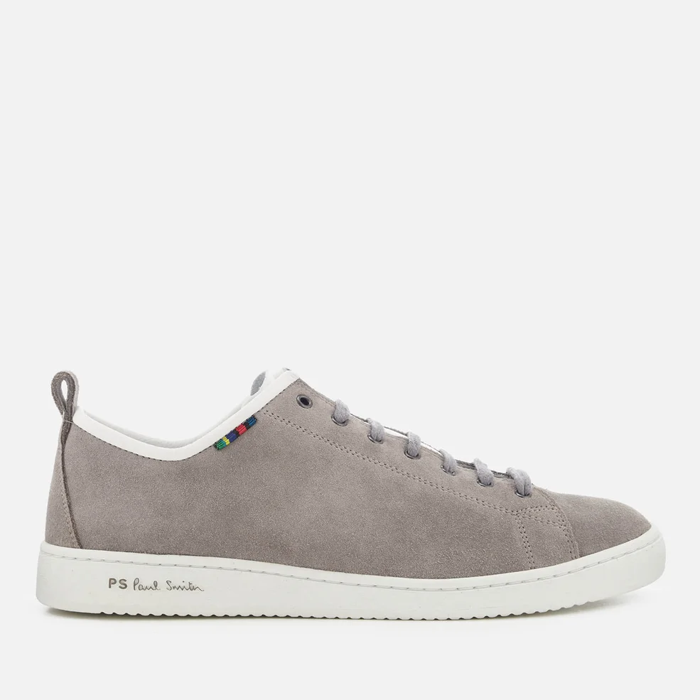 PS Paul Smith Men's Miyata Suede Cupsole Trainers - Grey Image 1