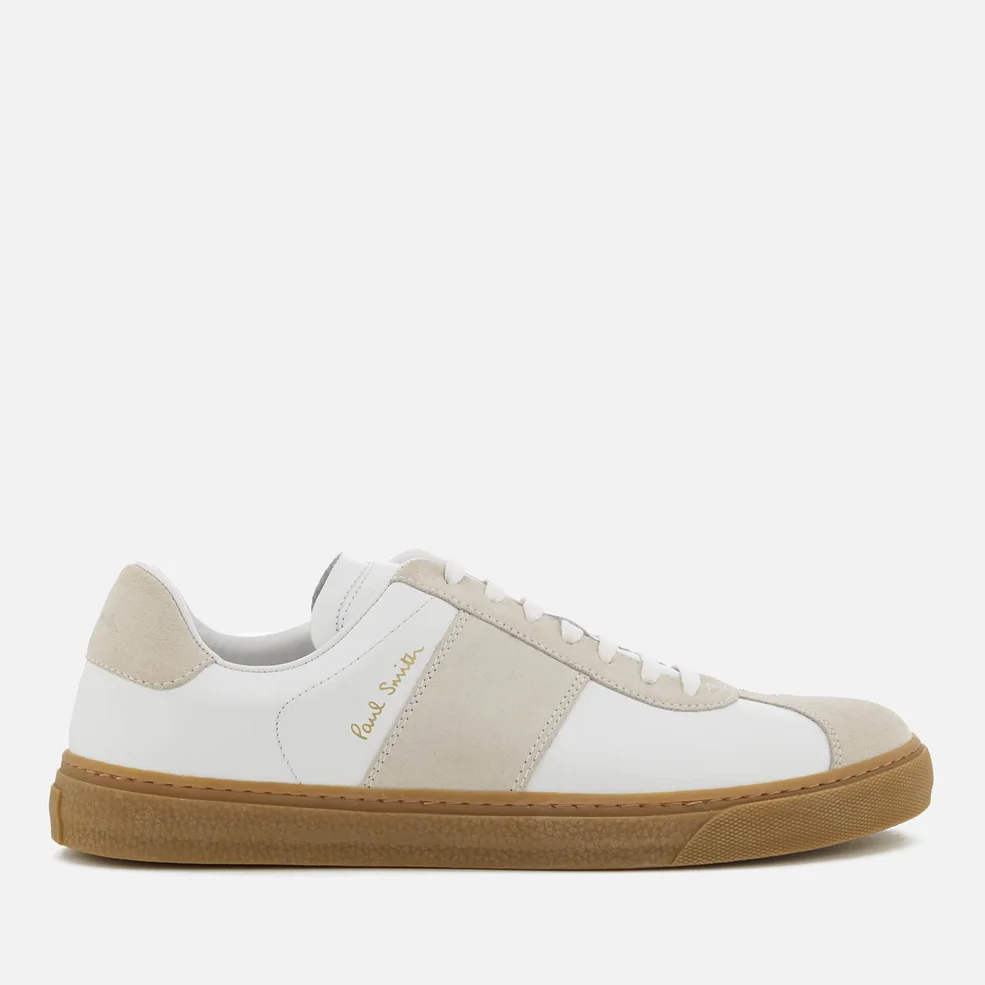 Paul Smith Men's Levon Leather Cupsole Trainers - White Image 1