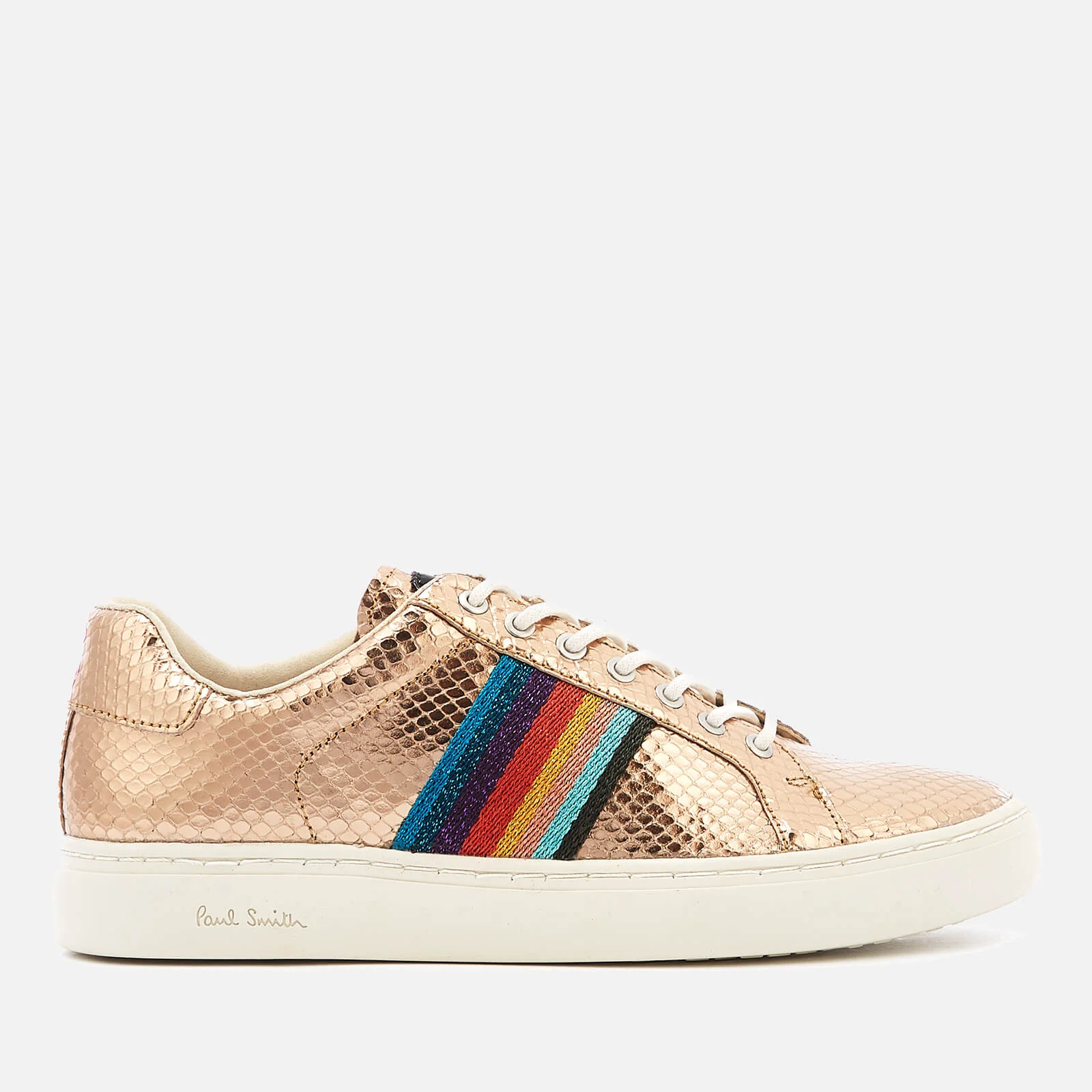 Paul Smith Women's Lapin Cupsole Trainers - Gold Image 1