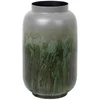 Broste Copenhagen Eik Iron Vase - Drizzle Chinos Green - Image 1
