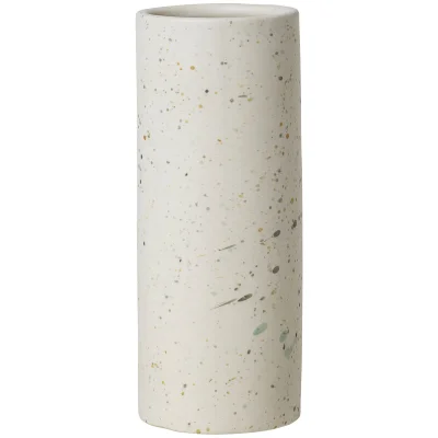 Broste Copenhagen Terraz Large Ceramic Vase - Ivory